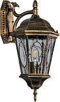 Светильник садово-парковый Feron PL151 220В 100Вт Е27 IP44 Черное золото картинка 